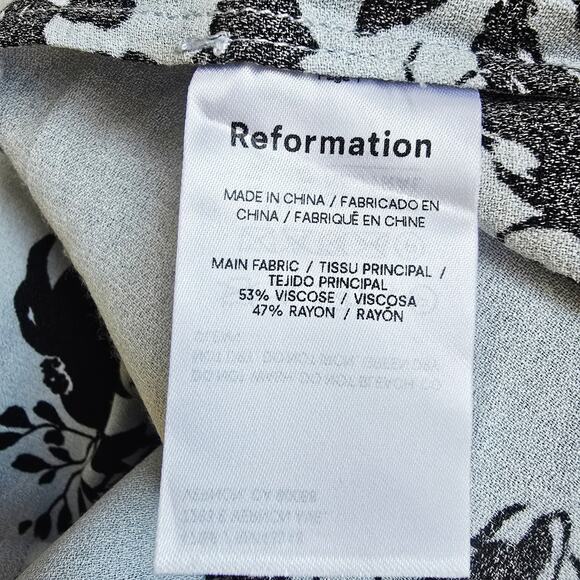 Reformation Pennington Midi Floral Sleeveless Dress Women's Size 2 - Picture 11 of 11